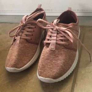 Light pink sneakers